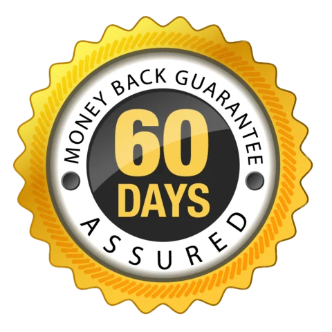FloraNew 60-day money-back guarantee seal