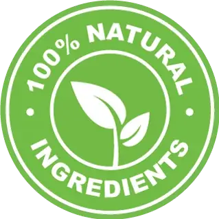 FloraNew 100% natural ingredients badge